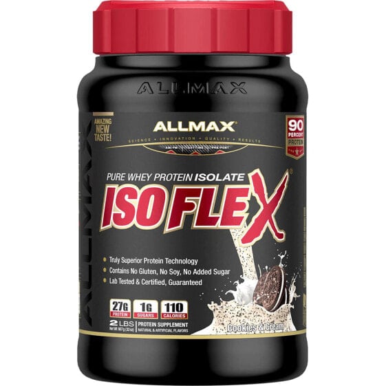 ALLMAX Nutrition IsoFlex® Pure Whey Protein Isolate Cookies & Cream -- 2 lbs
