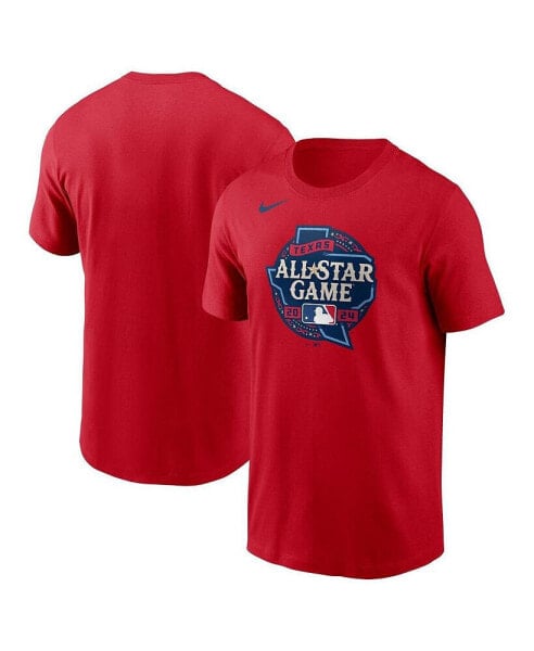 Men's Red 2024 MLB All-Star Game Logo T-shirt