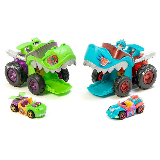 MAGIC BOX TOYS T-Racers Mega Wheels T-Shark & ??T-Rex