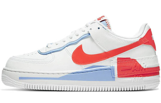 Кроссовки Nike Air Force 1 Low Shadow SE Бело-сине-красные