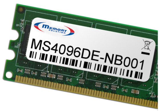 Memorysolution Memory Solution MS4096DE-NB001 - 4 GB