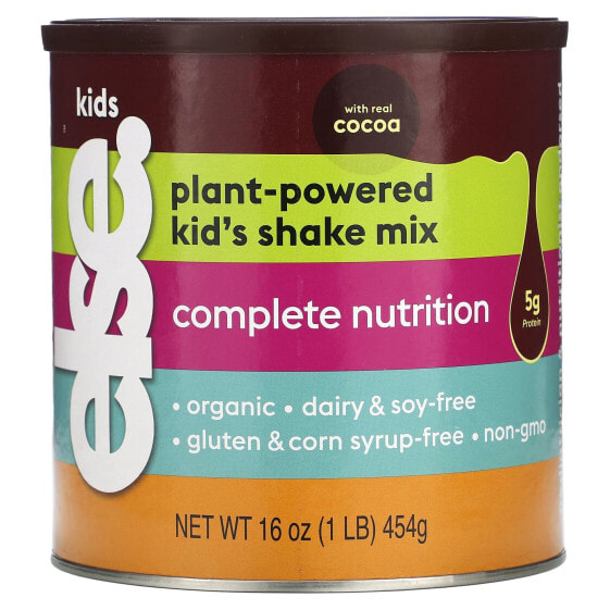 Plant-Powered Kid's Shake Mix, Cocoa, 16 oz (454 g)