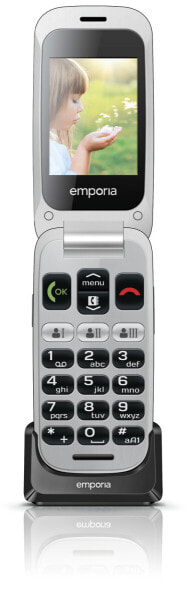 Мобильный телефон Emporia ONE Flip Серый-Sеребристый