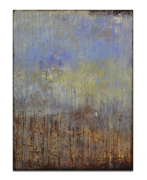 'Dark Overcast' Abstract Canvas Wall Art, 30x20"