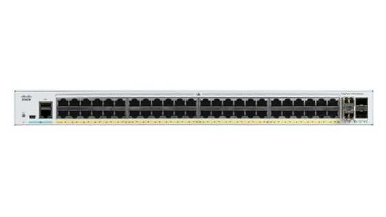 Cisco Catalyst C1000-48FP-4G-L - Managed - L2 - Gigabit Ethernet (10/100/1000) - Full duplex - Power over Ethernet (PoE)