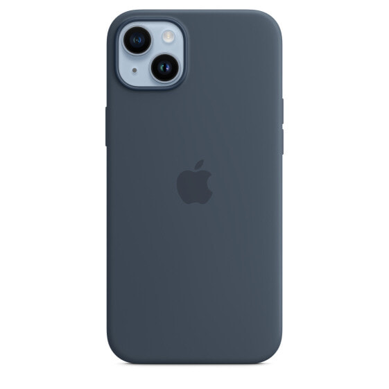 Чехол силиконовый Apple iPhone 14 Plus с технологией MagSafe - Storm Blue - Apple - iPhone 14 Plus