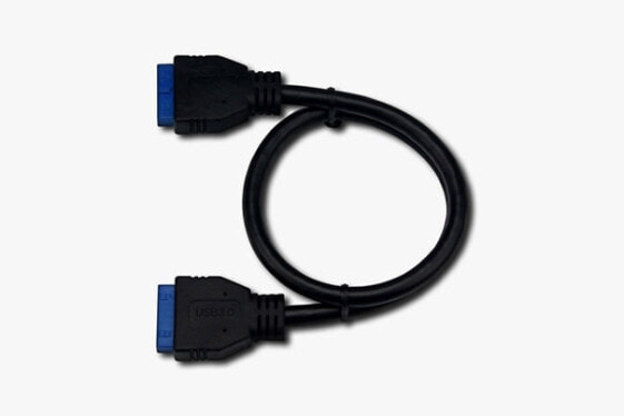 Streacom SC30 - 0.4 m - USB A - USB A - USB 3.2 Gen 1 (3.1 Gen 1) - Male/Male - Black