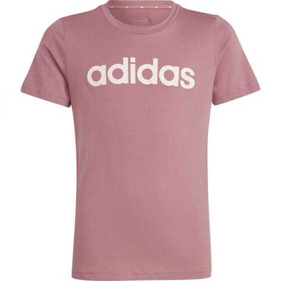 ADIDAS Essentials Linear Logo Cotton Slim Fit short sleeve T-shirt