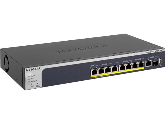 NETGEAR ProSafe 8-Port 10G Smart Managed Pro Copper Switch MS510TXPP-100NAS