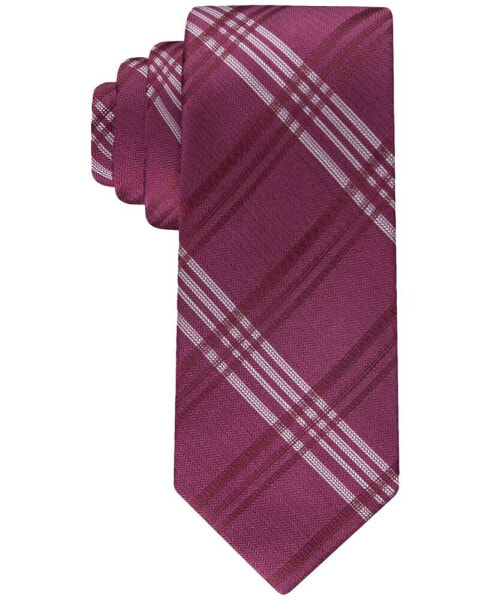 Men's Herringbone Windowpane Tie