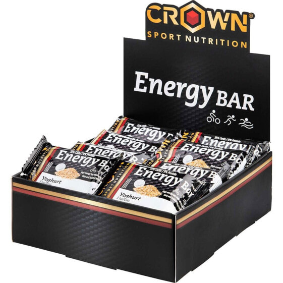 CROWN SPORT NUTRITION Yoghurt Energy Bars Box 60g 12 Units