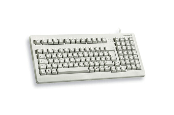 Cherry Classic Line G80-1800 - Keyboard - Laser - 105 keys QWERTY - Gray