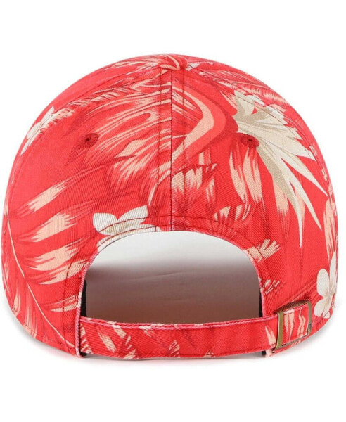 47 Brand Men's Red Tampa Bay Buccaneers Tropicalia Clean Up Adjustable Hat