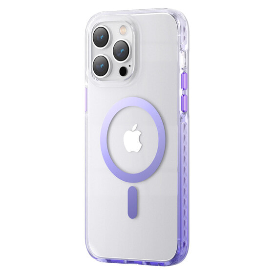 Чехол Kingxbar Ice Crystal Series для iPhone 14 Plus с магнитным креплением MagSafe PQY Ice Crystal Series фиолетовый