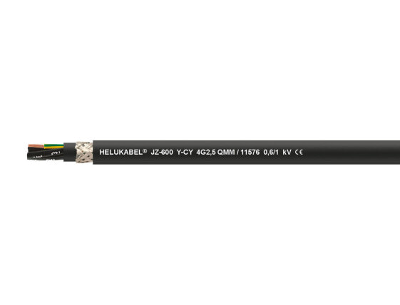 Helukabel JZ-600-Y-CY - Low voltage cable - Black - Polyvinyl chloride (PVC) - Polyvinyl chloride (PVC) - Cooper - -15 - 80 °C