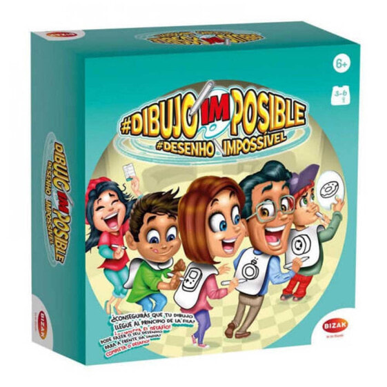 BIZAK Dibujo Imposible Adivina Qué Pinto Board Game