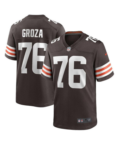 Men's Lou Groza Brown Cleveland Browns Game Retired Player Jersey