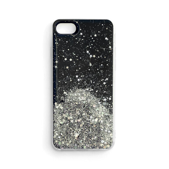 Błyszczące etui pokrowiec z brokatem Samsung Galaxy M51 Star Glitter czarny