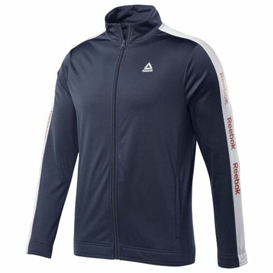Спортивная куртка мужская Reebok Essentials Linear Logo Темно-синий