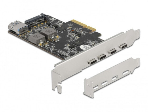Delock 90059 - PCIe - USB 3.2 Gen 2 (3.1 Gen 2) - Low-profile - PCIe 3.0 - SATA 15-pin - 10 Gbit/s