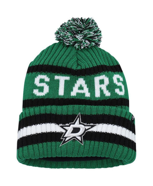 Men's Kelly Green Dallas Stars Bering Cuffed Knit Hat with Pom