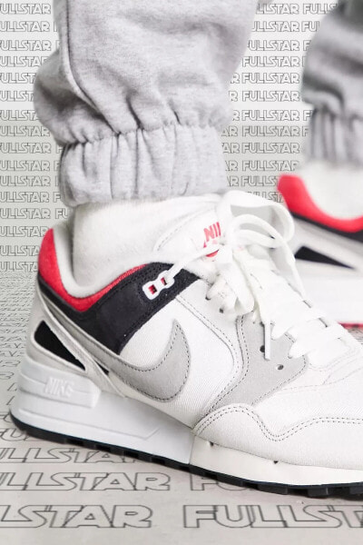 Air Pegasus 89 Unisex Sneaker White Süet Derili Spor Ayakkabı Beyaz Gri