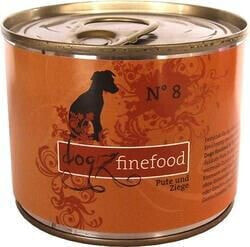 Dogz Finefood N.08 Indyk i koza puszka 200g