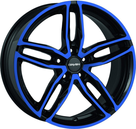 Carmani 13 Twinmax blue polish 8.5x19 ET42 - LK5/114.3 ML72.6