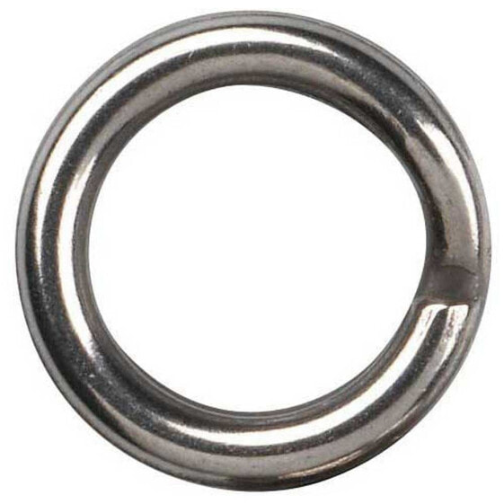Кольца разделочные Gamakatsu Hyper Split с линейной нагрузкой 5 кг, 10 х 12, черное никелирование, нержавеющая сталь