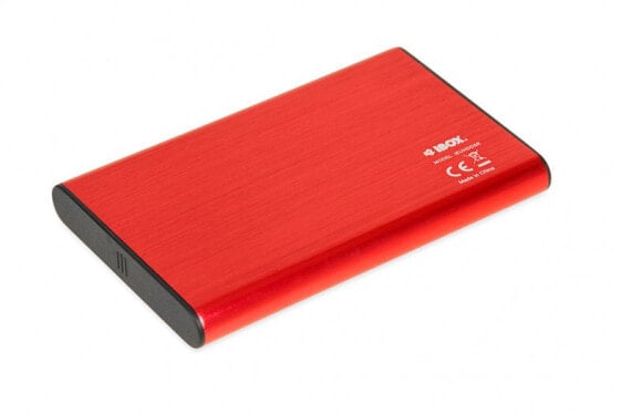 iBOX HD-05 - Корпус для жесткого диска/SSD - 2.5" - Serial ATA III - 5 Gbit/s - USB - Красный