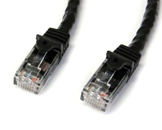 10m CAT6 Ethernet Cable - Black CAT 6 Gigabit Ethernet Wire -650MHz 100W PoE RJ45 UTP Network/Patch Cord Snagless w/Strain Relief Fluke Tested/Wiring is UL Certified/TIA - 10 m - Cat6 - U/UTP (UTP) - RJ-45 - RJ-45
