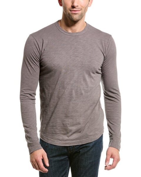 Velvet By Graham & Spencer Slub T-Shirt Men's Grey S