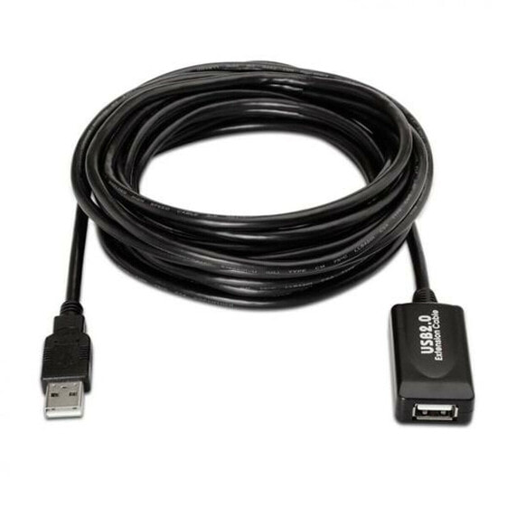 USB Cable Aisens A101-0018 5 m Black (1 Unit)