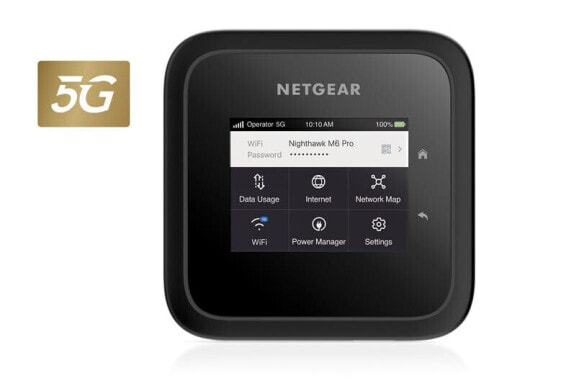 MR6450 - Cellular network router - Black - Portable - Wi-Fi 6E (802.11ax) - 6 GHz - 3G - 4G - 5G - LTE