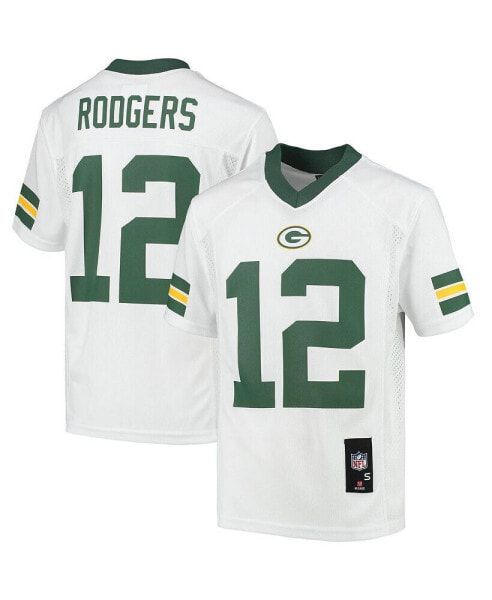 Футболка для малышей OuterStuff Aaron Rodgers Green Bay Packers - белая