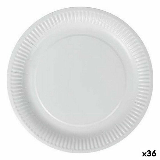 Посуда одноразовая Algon Набор карточной белый 25 предметов 18 см (36 штук)