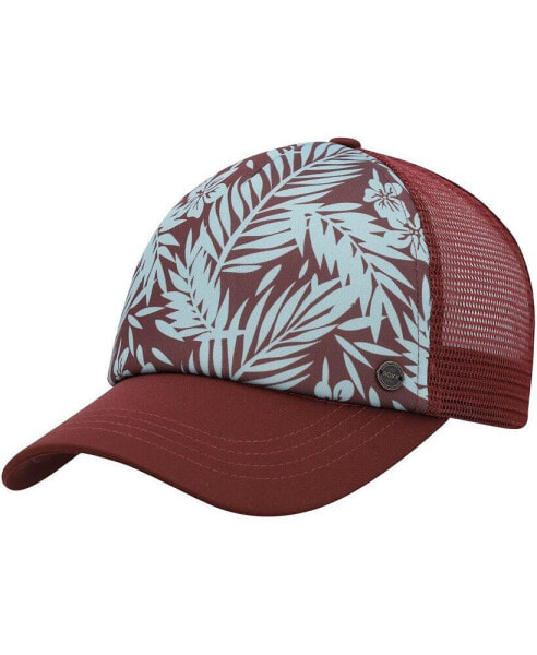 Women's Brown Beautiful Morning Trucker Adjustable Hat