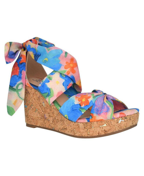 Women's Orabelle Ankle Wrap Platform Wedge Sandals