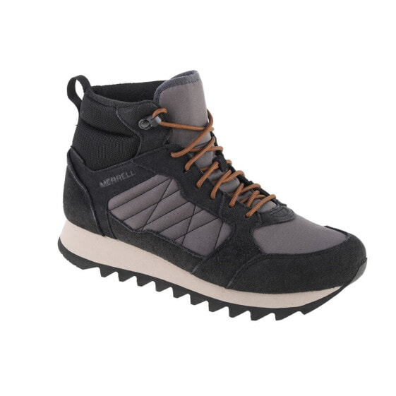 Ботинки Merrell Alpine Mid Plr WP 2, высокие, черного цвета