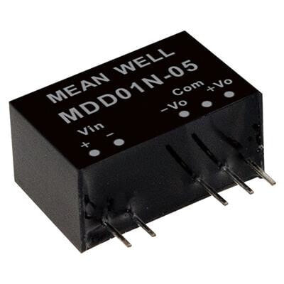 Meanwell MEAN WELL MDD01L-05 - 4.5 - 5.5 V - 1 W - 5 V - -0.1 A - 3000 pc(s)