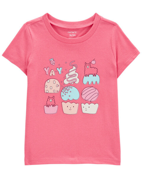 Toddler Cupcake Graphic Tee 4T