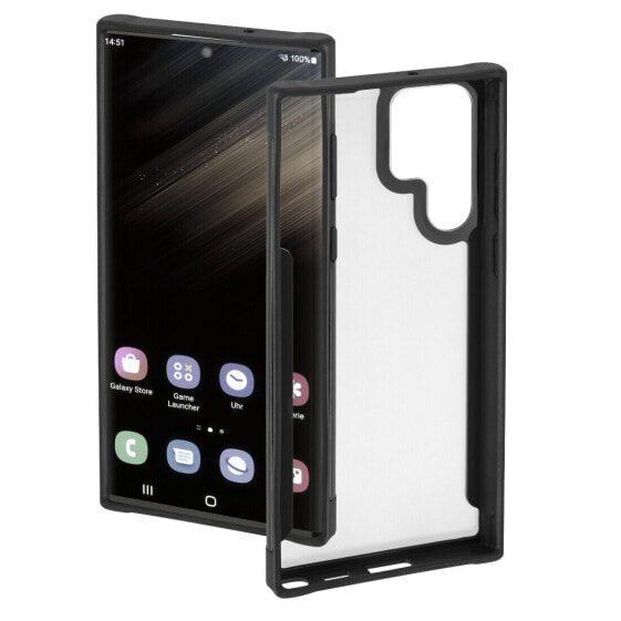 Hama Metallic Frame, Cover, Samsung, Galaxy S23 Ultra (5G), 17.3 cm (6.8"), Black, Transparent