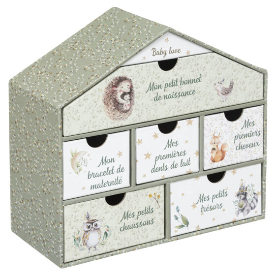 Хранилище для воспоминаний MEMORY BOX, Хижина, 20,3 х 9 х 19 см, от Atmosphera для детей.