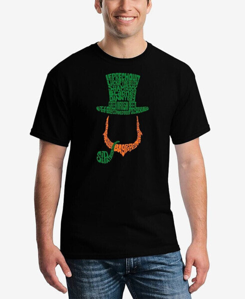 Men's Leprechaun Word Art Graphic T-shirt