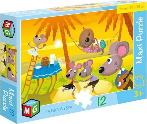 Multigra Maxi Puzzle 12 Rajska wyspa