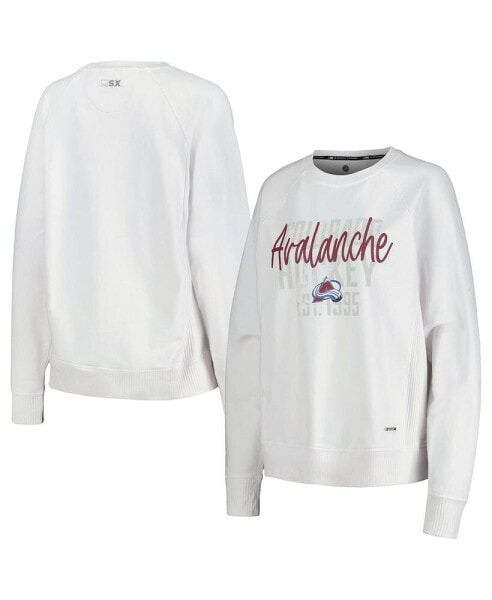 Women's Colorado Avalanche Millie Raglan Pullover Sweatshirt