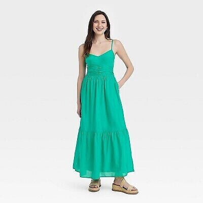 Women's Maxi Sundress - Universal Thread Green XL