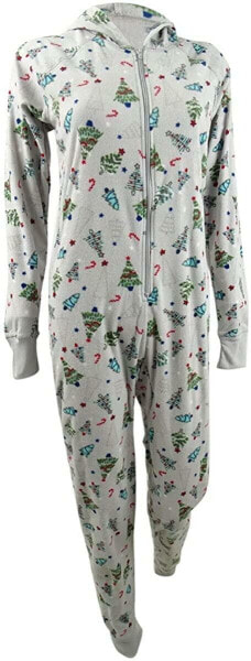 Family Pajamas 270658 Women's Matching Festive Trees White Size X-Small