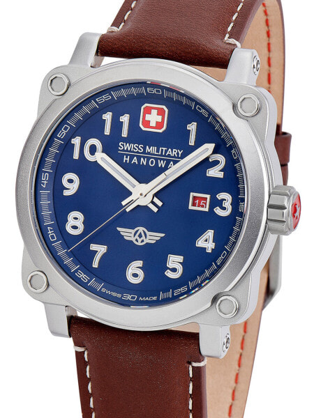 Наручные часы Hamilton механические швейцарские Khaki Field Brown Leather Strap 38mm.