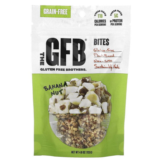 Gluten Free Bites, Banana Nut, 4 oz (113 g)